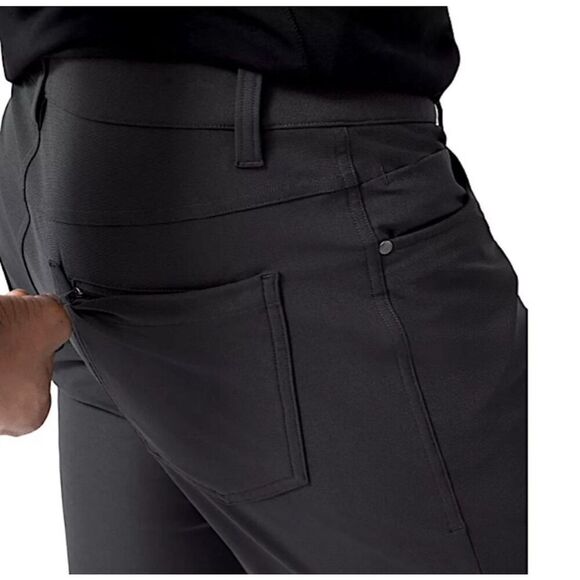 Lululemon ABC Slim Fit Pant Warpstreme Gray, Size 31 - Picture 5 of 10